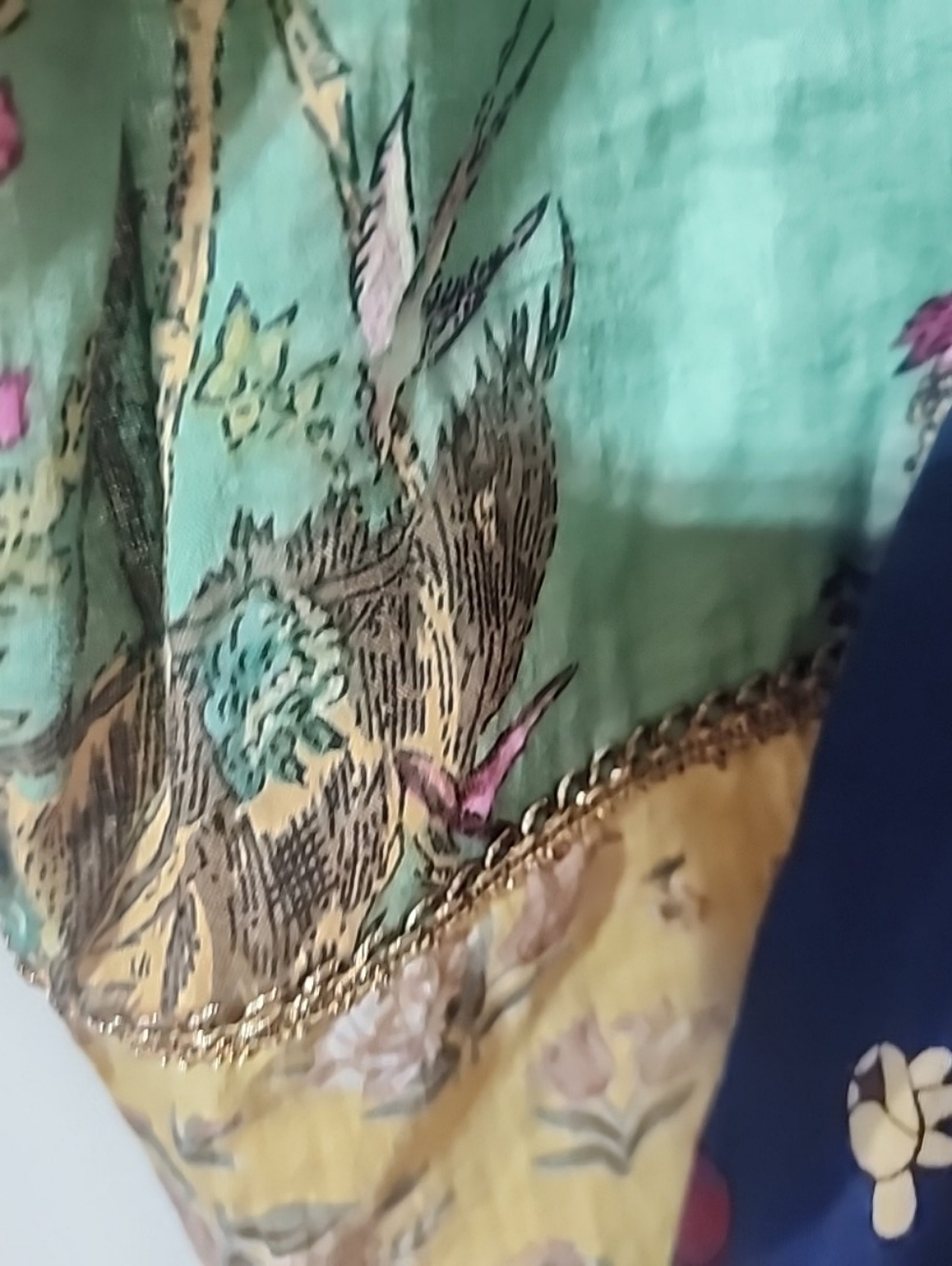 J. Peterman Cotton Silk Boho Maxi Dress 18 - Picture 12 of 14